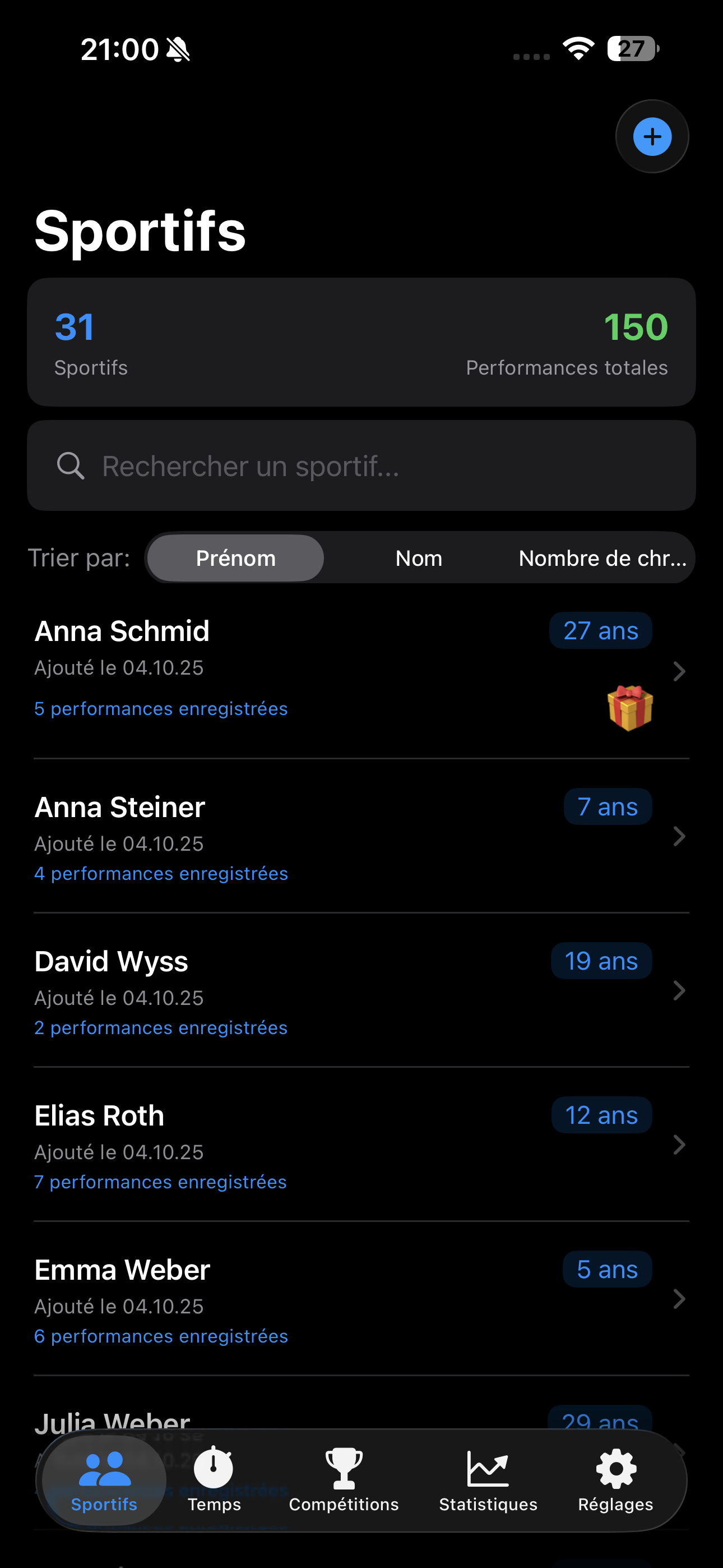 ResQtime sur iPhone